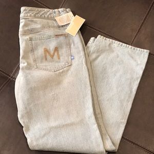 *NWT*Michael Kors Bleach Wash Jeans⭐️Brand New⭐️